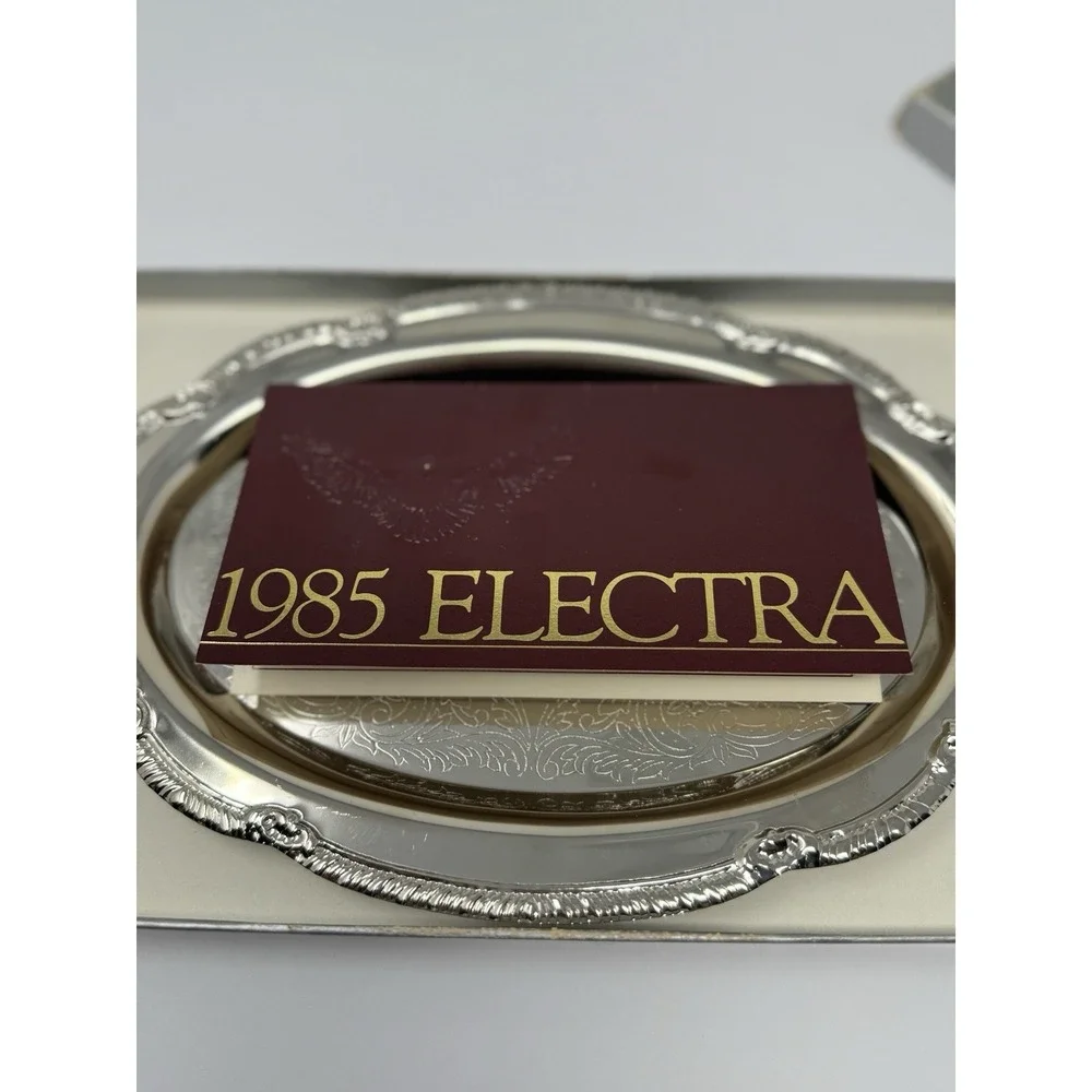 1985 Buick Electra VIP Night Promotional Box Set Invitation & Platter Vintage